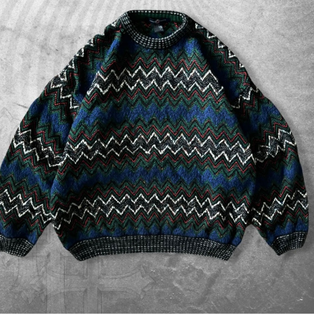 1990s Multi color vintage sweater